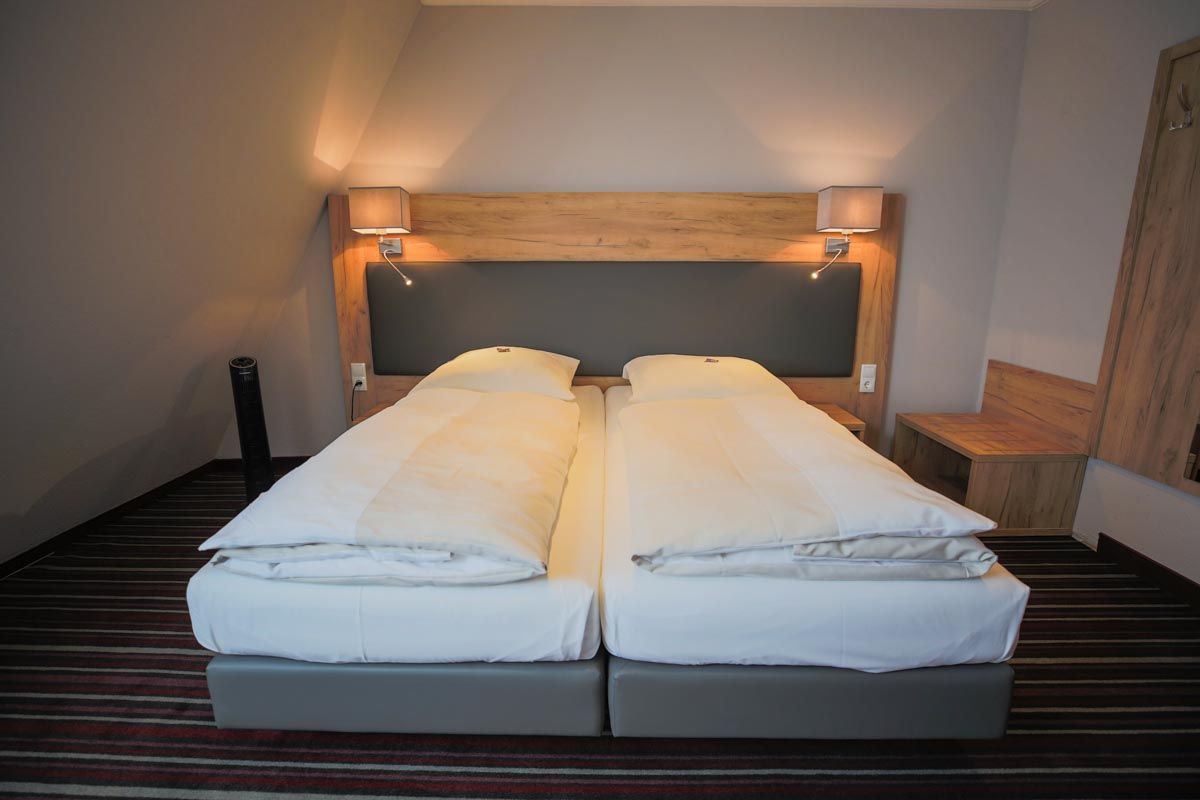 Doppelzimmer mit getrennten Betten