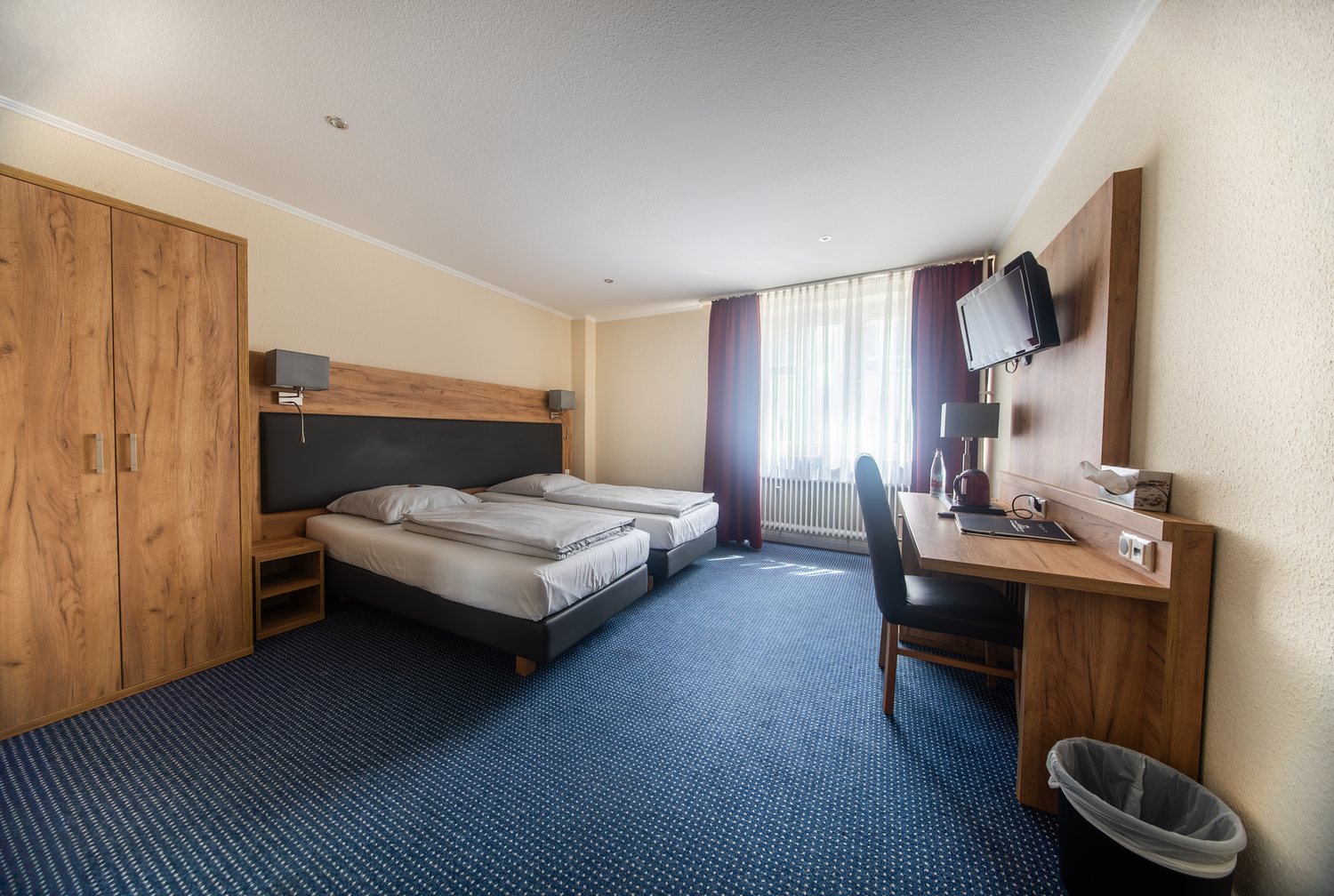 Schlafraum im Gruppenzimmer des Hotel Süderelbe